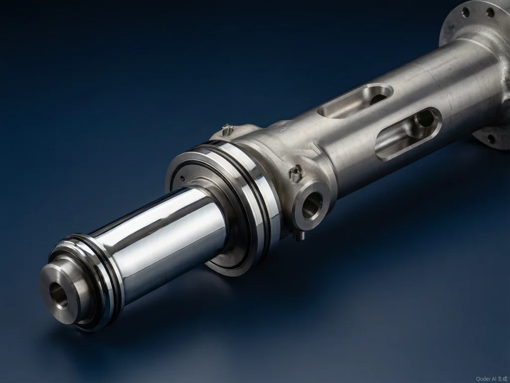 Aerospace landing gear strut machined from 300M steel