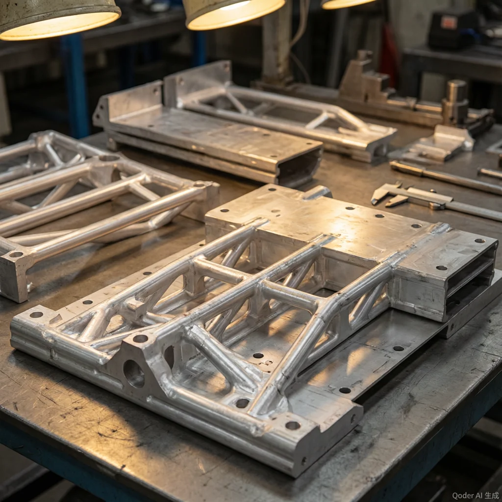 CNC machined space structural element
