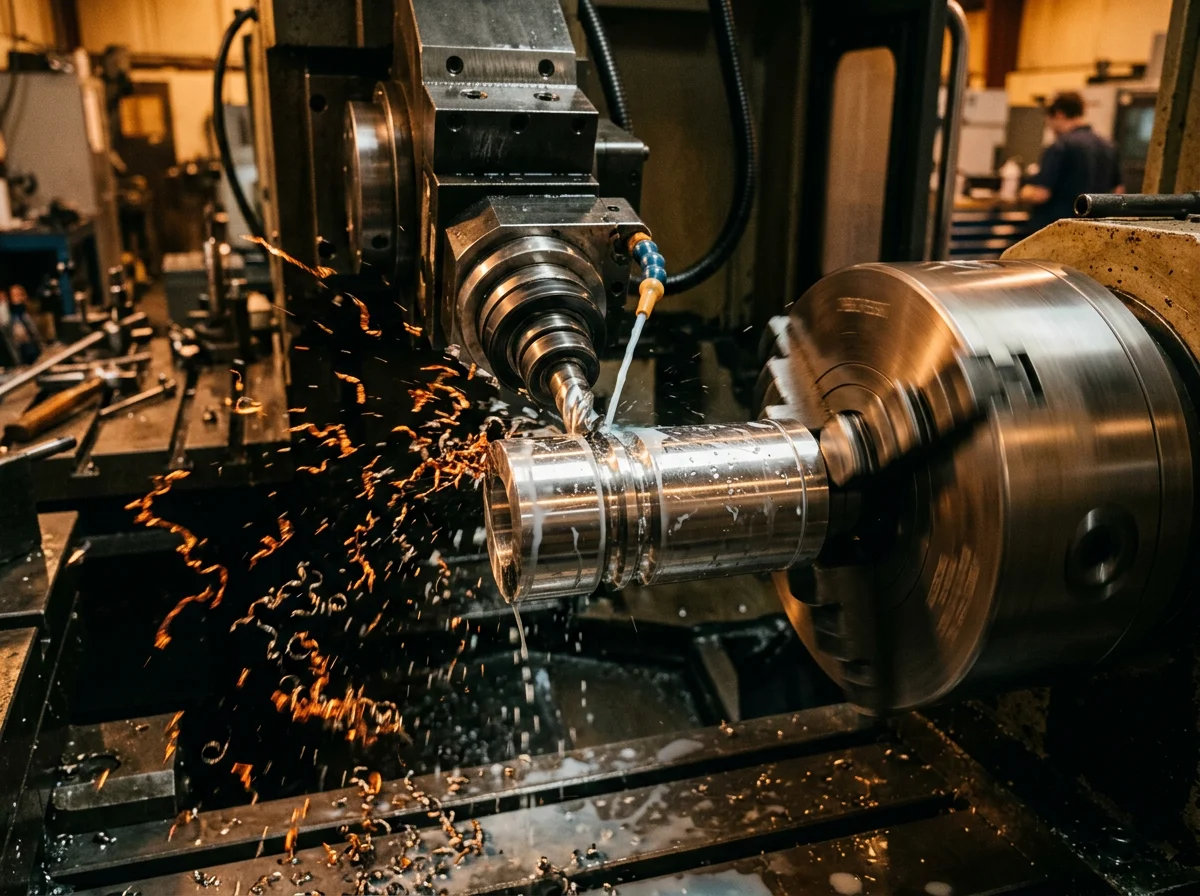 CNC Turning Lathe with Live Tooling