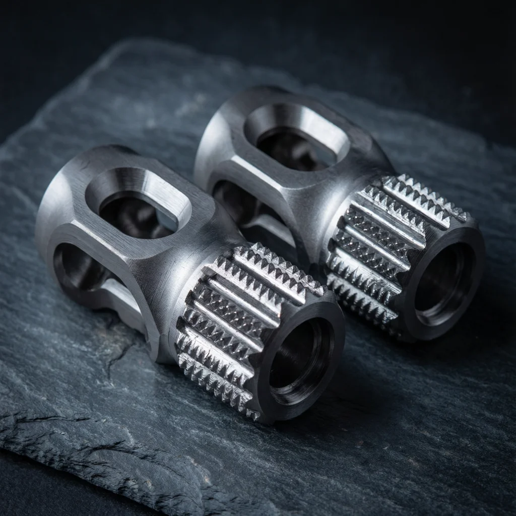 Motorcycle foot peg CNC machining