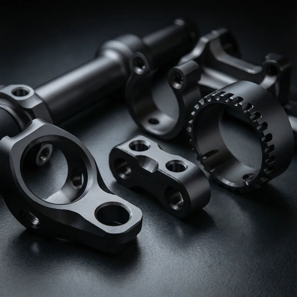 Motorcycle handlebar riser CNC machining