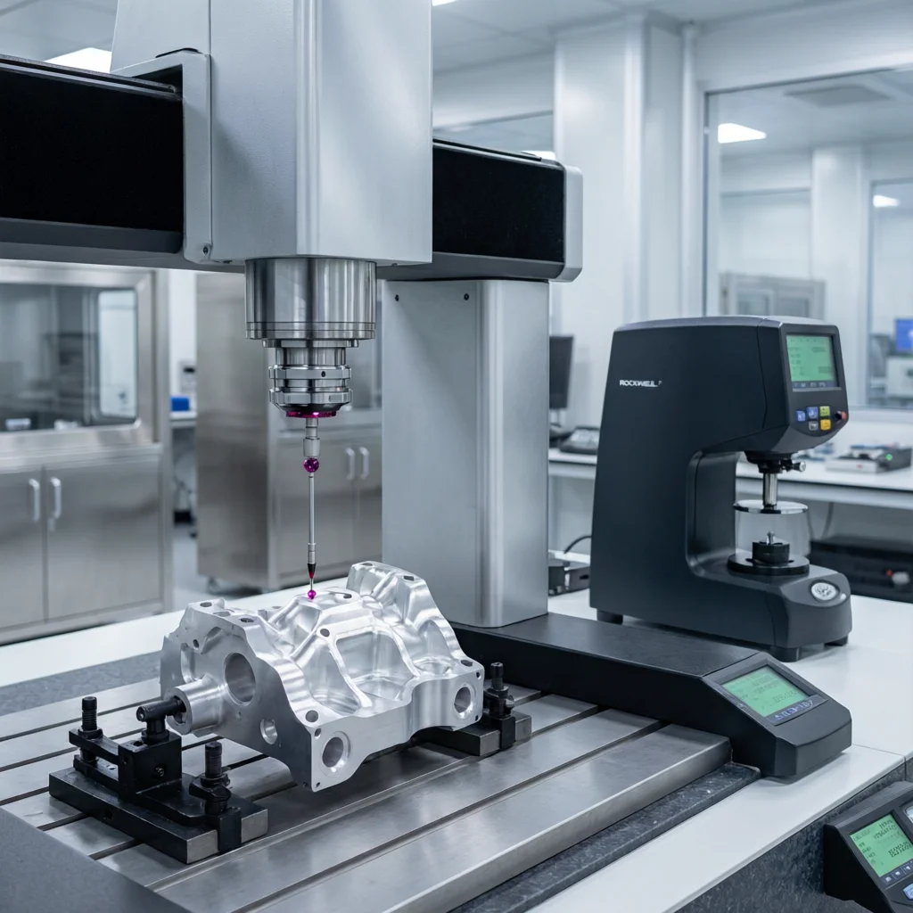 Quality control lab for motorcycle accessories