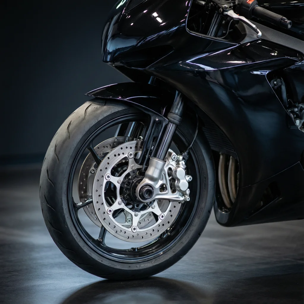 Precision CNC machined motorcycle brake components
