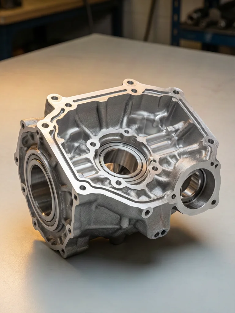 Motorcycle transmission housing CNC machining