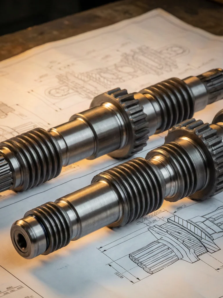 Motorcycle transmission shaft CNC machining